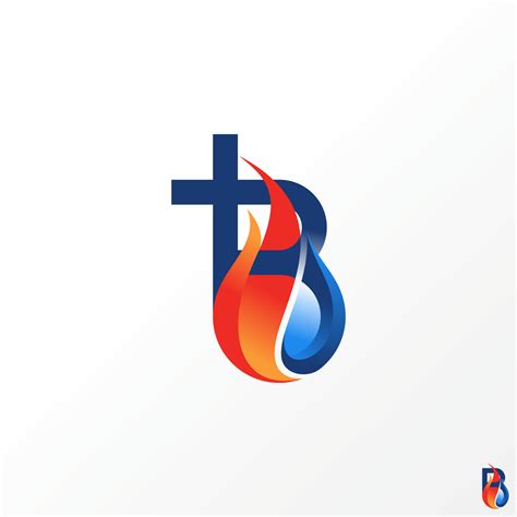 Letter Or Word TB Sans Serif Connect Font With Fire Or Flame Image