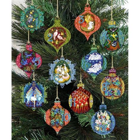 Full Set Of All 12 Days Of Christmas Ornaments Etsy