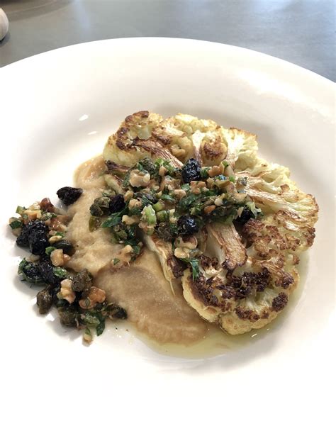 Cauliflower Steaks With Walnut And Caper Gremolata Bonicelli Cooking Club