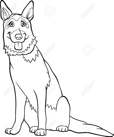 German Shepherd Coloring Pages Coloring Pages