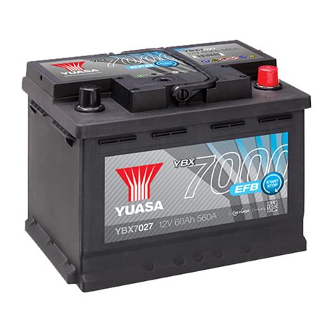 Ybx V Ah A Yuasa Efb Start Stop Battery Bbl Batteries