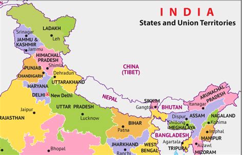 Q Which Of The Following Indian States Share Borders With Nepal 1