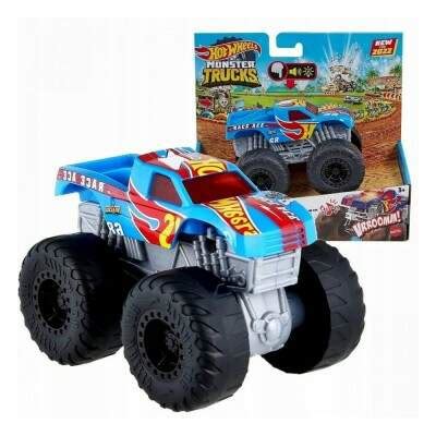 Hot Wheels Monster Trucks Som E Luz Race Ace Mattel HDX HDX Games Toys