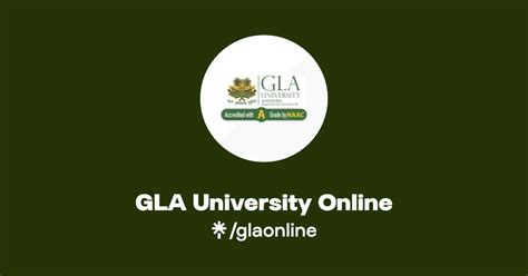 GLA University Online Linktree