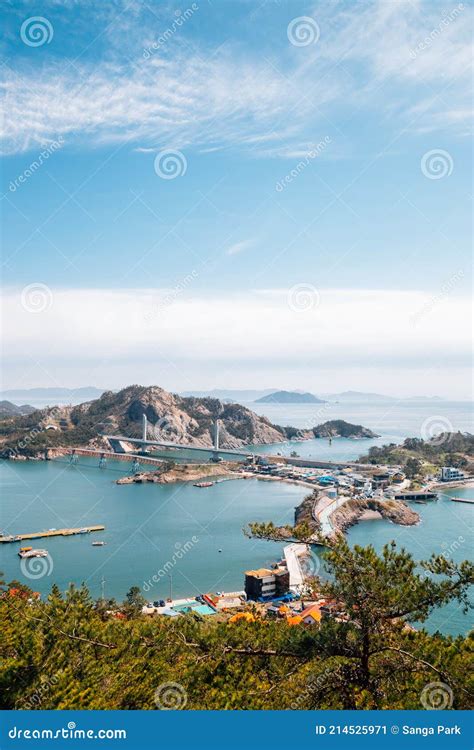 Panoramic View Of Gogunsan Islands From Daejangbong Peak In Gunsan