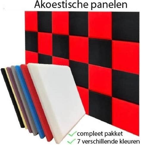 Geluidsisolatie Akoestische Panelen Geluidsdemper Wandpaneel 5