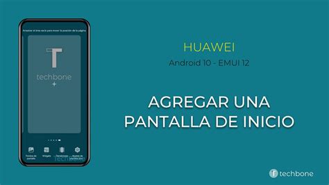 Agregar Una Pantalla De Inicio Huawei Android 10 Emui 12 Youtube