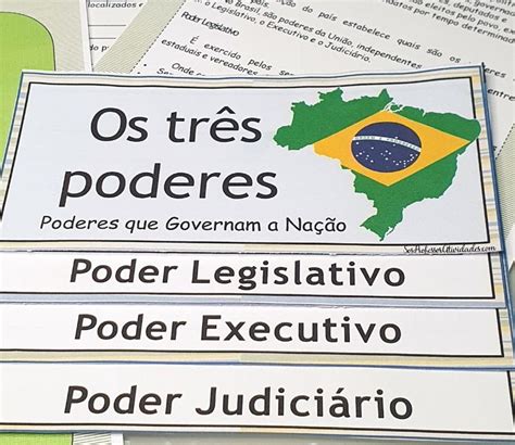 Poderes Que Governam A Na O Loja Sos Professor Atividades