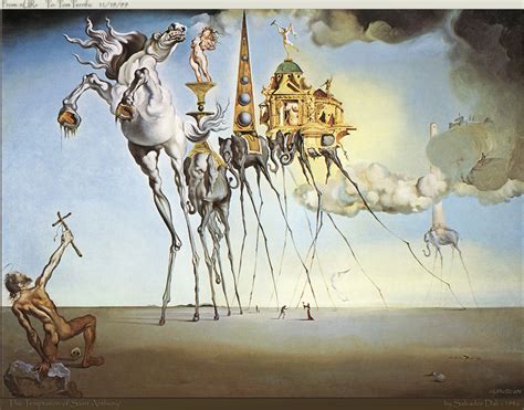 The Temptation Of St Anthony 1946 Salvador Dali