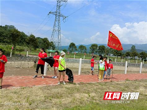 公益小雷锋开展“守护舞水河 争做河小青”活动 教育 怀化站 红网