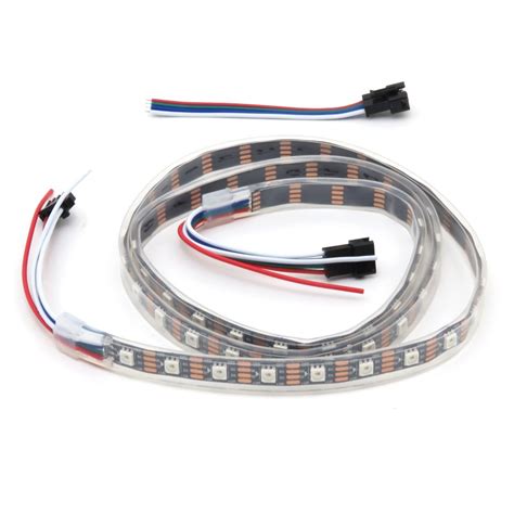 Waterproof Ip Rgb Led Strip Ws M Led M Black Pcb Kamami