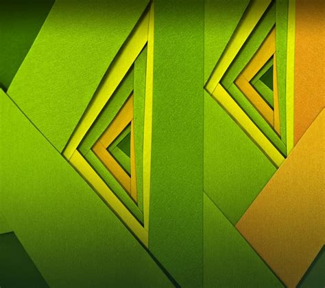 Illustration Abstract Symmetry Green Yellow Triangle Pattern