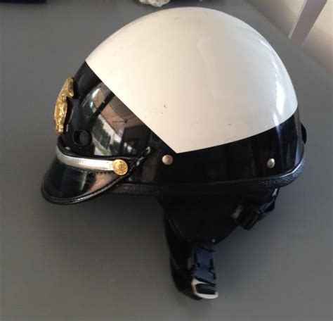 Buy TEXAS POLICE VINTAGE MOTORCYCLE HARLEY HELMET in El Romeral, ES ...