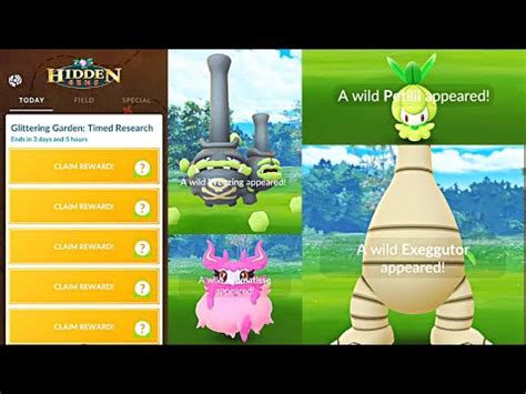 Glittering Garden Timed Research Rewards Pokemon Go Shiny Petilil