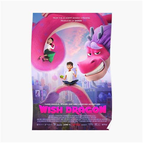 "Wish Dragon (2021)" Poster for Sale by RobertBretz | Redbubble