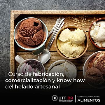 Curso de fabricación comercialización y know how del helado artesanal