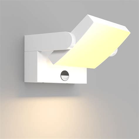 Klighten 24W Applique Exterieur Intérieur LED avec Détecteur de