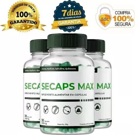 Secaps Max Caps Original Parcelamento Sem Juros