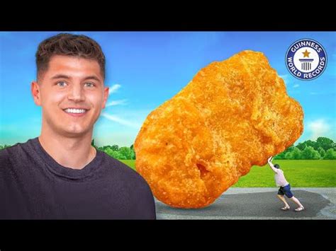 Worlds Largest Chicken Nugget Official World Record Youtube