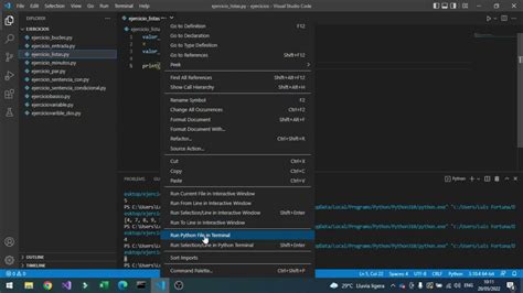 Listas Python Con Visual Studio Code Youtube