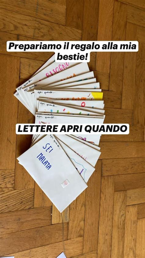 Lettere Apri Quando Open When Letters Lettere Open When Regali Fai