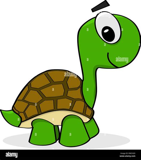 Tortuga De Dibujos Animados Imagen Vector De Stock Alamy