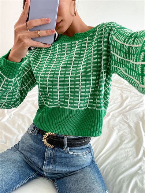 Striped Drop Shoulder Sweater Drop Shoulder Sweaters Sweaters