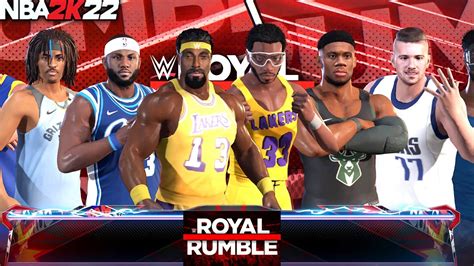 Nba K Myteam Royal Rumble Wwe K Youtube