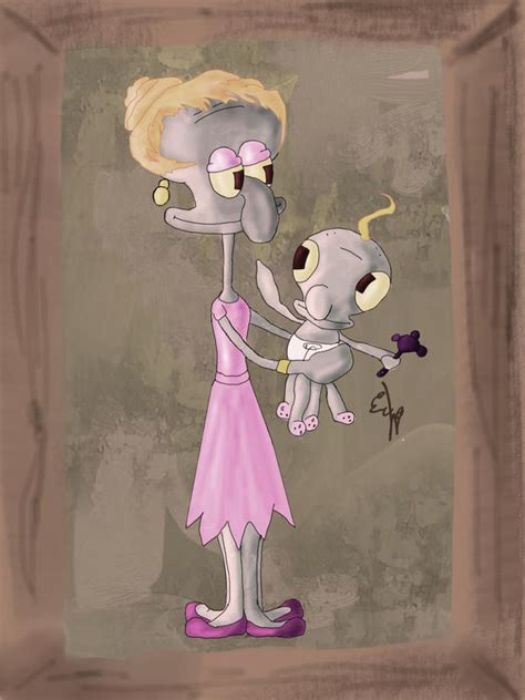 Babe Squidward And His Mom By Elen Ameli Lin On DeviantArt