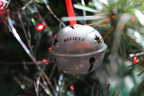 Sleigh Bell Ornament I Believe Santa Bell Santa Sleigh Etsy UK