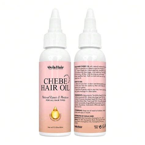 Natural Chebe Hair Oil Made With Authentic Chebe Powder From African