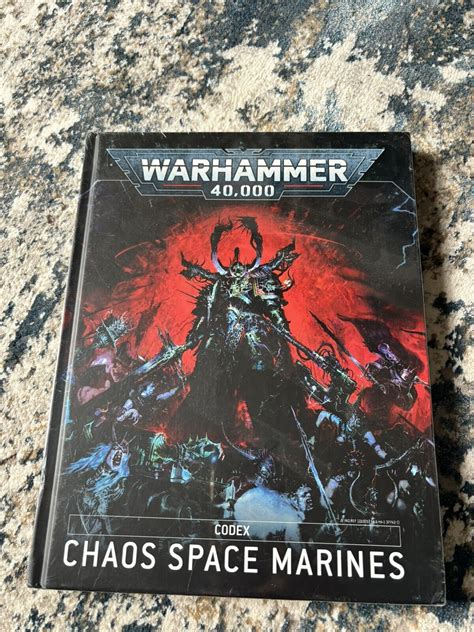 Games Workshop Codex Chaos Space Marines Army Game For