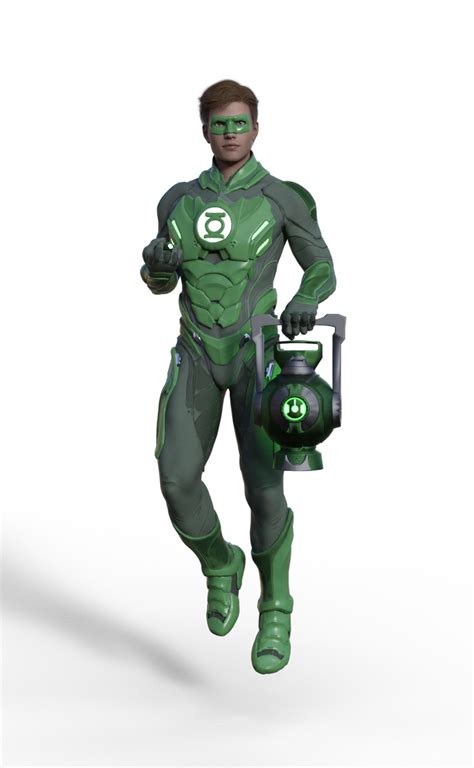 Green Lantern (Injustice 2) for G8M Preview by TractorTech on DeviantArt