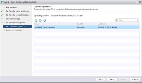 How To Create VMware Guest Customization Specification