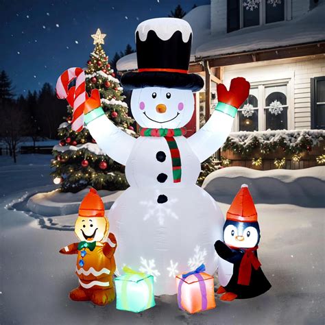 Christmas Decorations Inflatable Snowman Christmas Yard Decoration