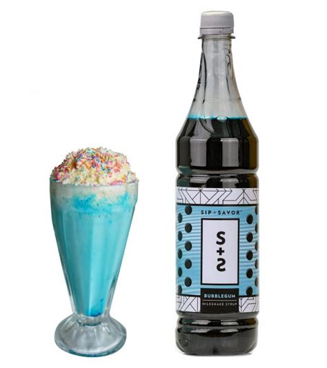 Sip Savor Bubblegum Milkshake Syrup 1l Sip And Savor