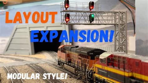 How I Expanded The Layout Bnsf Ho Scale Model Railroad Youtube