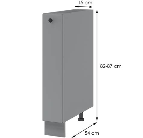 Lora D15 Kuhinjski Element 1 Fioka 15x54x82 Cm Sivi Emmezeta Webshop