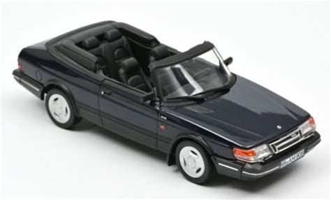 Modellino In Miniatura Saab 900 1 43 Norev Turbo 16 Cabriolet Metallico