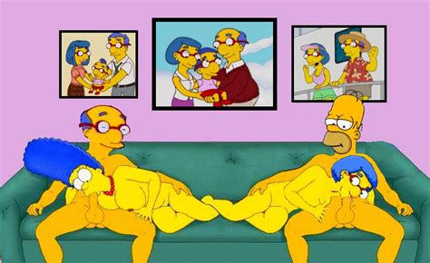 Xbooru Breasts Fellatio Homer Simpson Homerjysimpson Marge Simpson