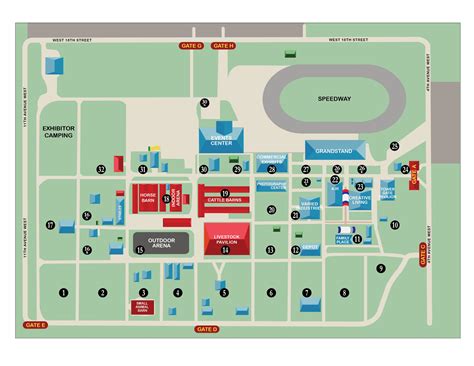 Fairgrounds Map - Clay County Fair and Events