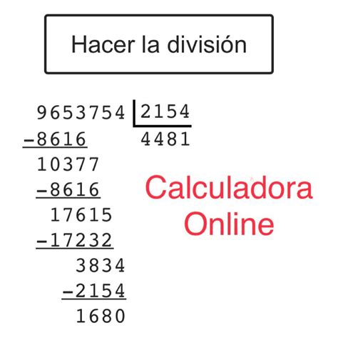 Caridad Desayuno Profesor Calculadora De Divisiones Con Proceso