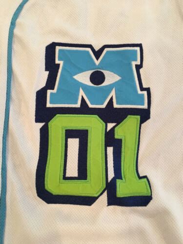 Disney Monsters Inc Mike Wazowski Baseball Adult Jersey Mens X Large