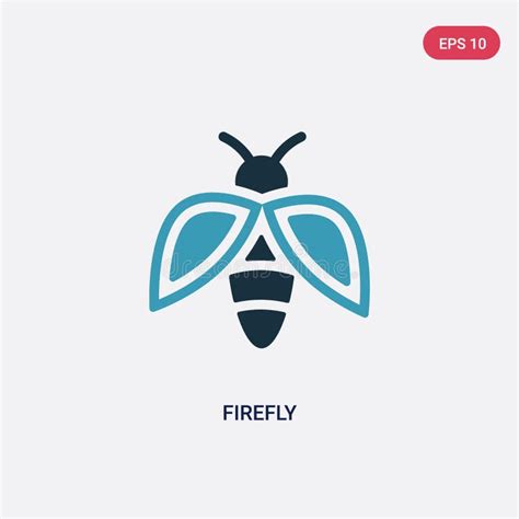 Firefly Icon In Different Style Vector Illustration Two Colored And