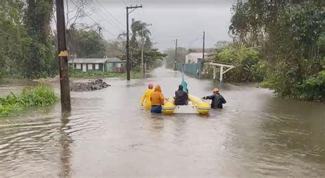 Chuva Provoca Pontos De Alagamento Na Costa Sul De S O Sebasti O Vale