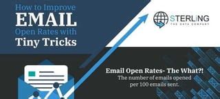 HOW TO IMPROVE EMAIL OPEN RATES WITH TINY TRICKS PPT