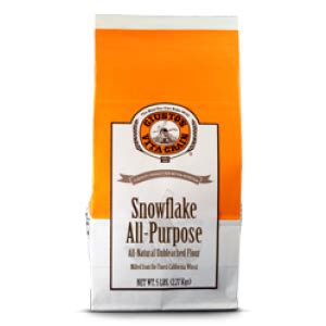 Snowflake All-Purpose Unbleached Flour - Giusto's All-Purpose Flours ...