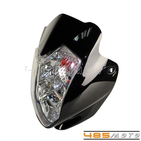 Motorcycle Dual Sport Naked Streetfighter Front Headlight Head Lamp For