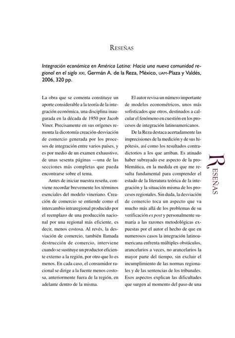 PDF Integración económica en América Latina Hacia una nueva comunidad regional en el siglo XXI