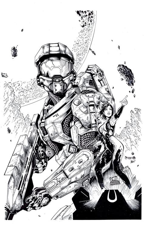 Master Chief And Cortana By Tonykordos On Deviantart Master Chief And